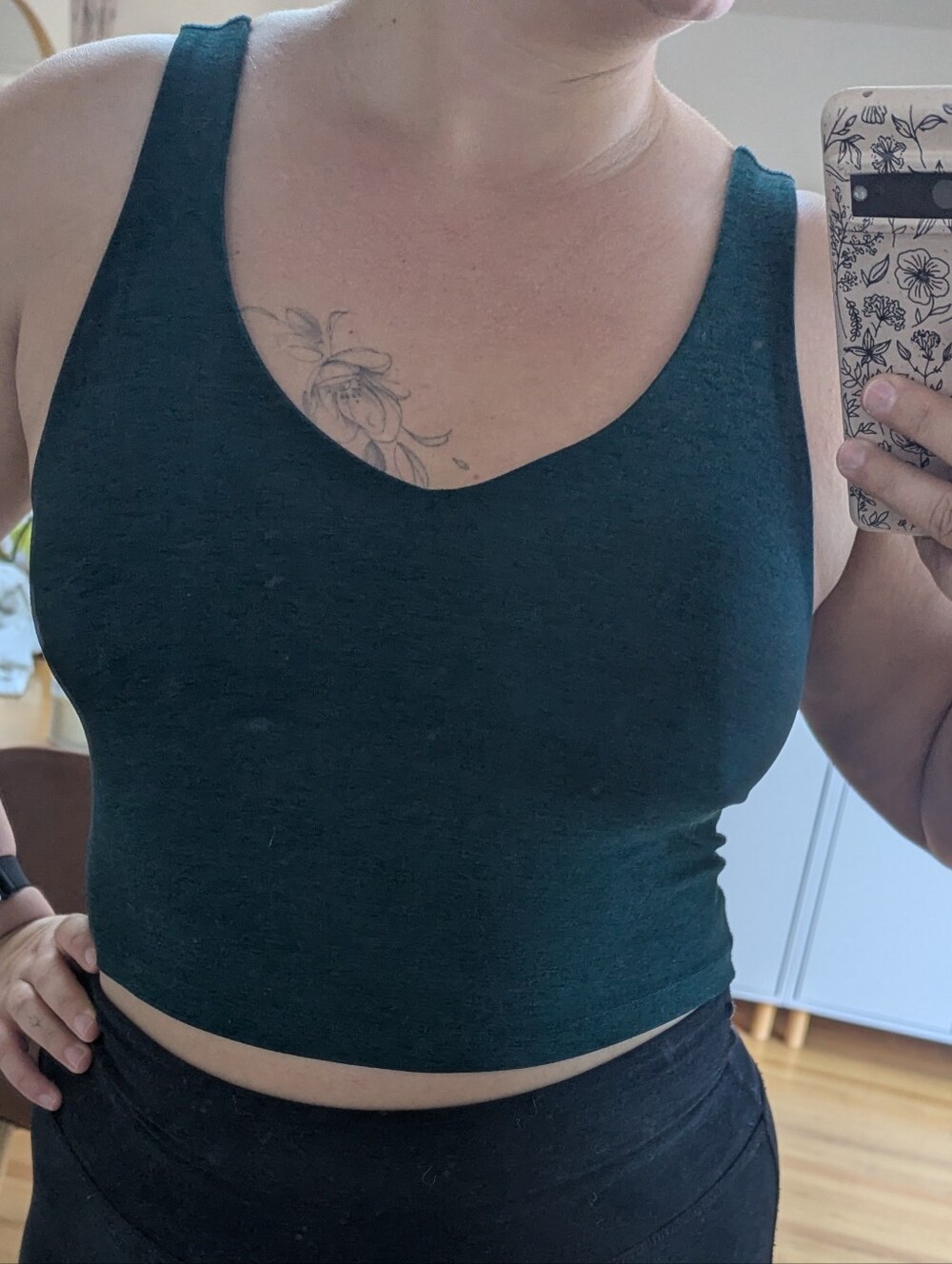 Beyond Yoga - Forest Cropped Tank Top